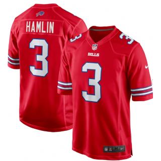 Damar Hamlin, Buffalo Bills Nike Alternate Game Jersey - Red